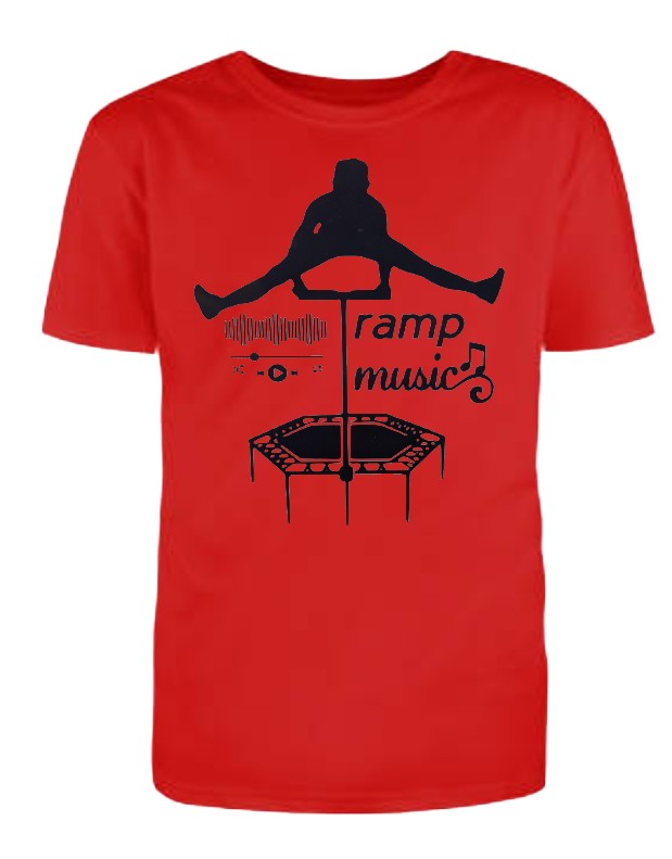 Tramp Music Red Tee for Men